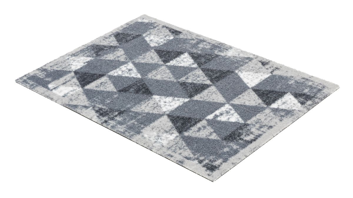 Türmatte Miabella Dreicke hellgrau 50x70