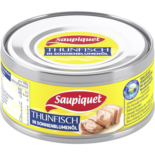 Saupiquet Thunfisch in Sonnenblumenöl 185G