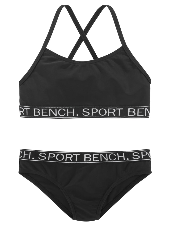 Bench Bustier-Bikini in schwarz günstig kaufen