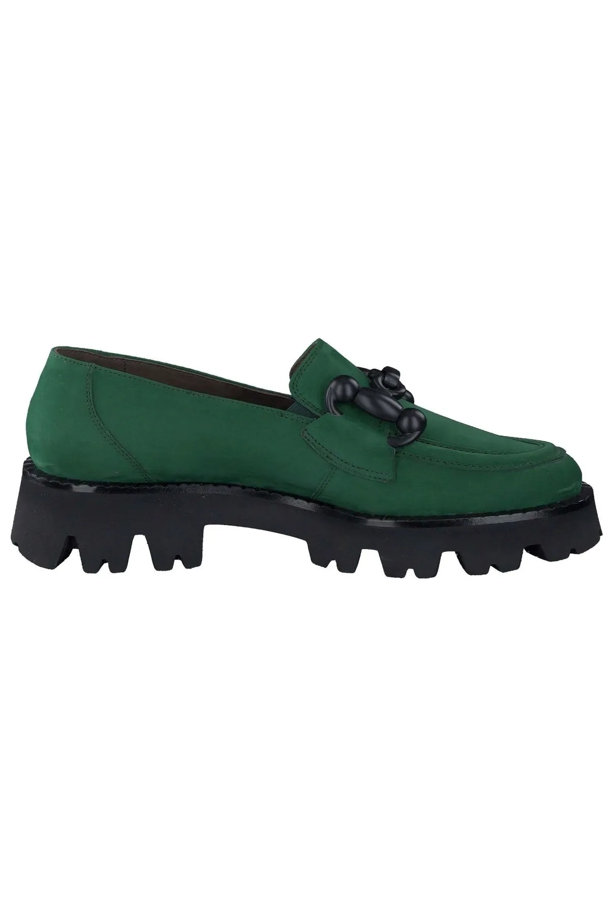 Paul Green  Flacher Schuh - Grün - Blockabsatz