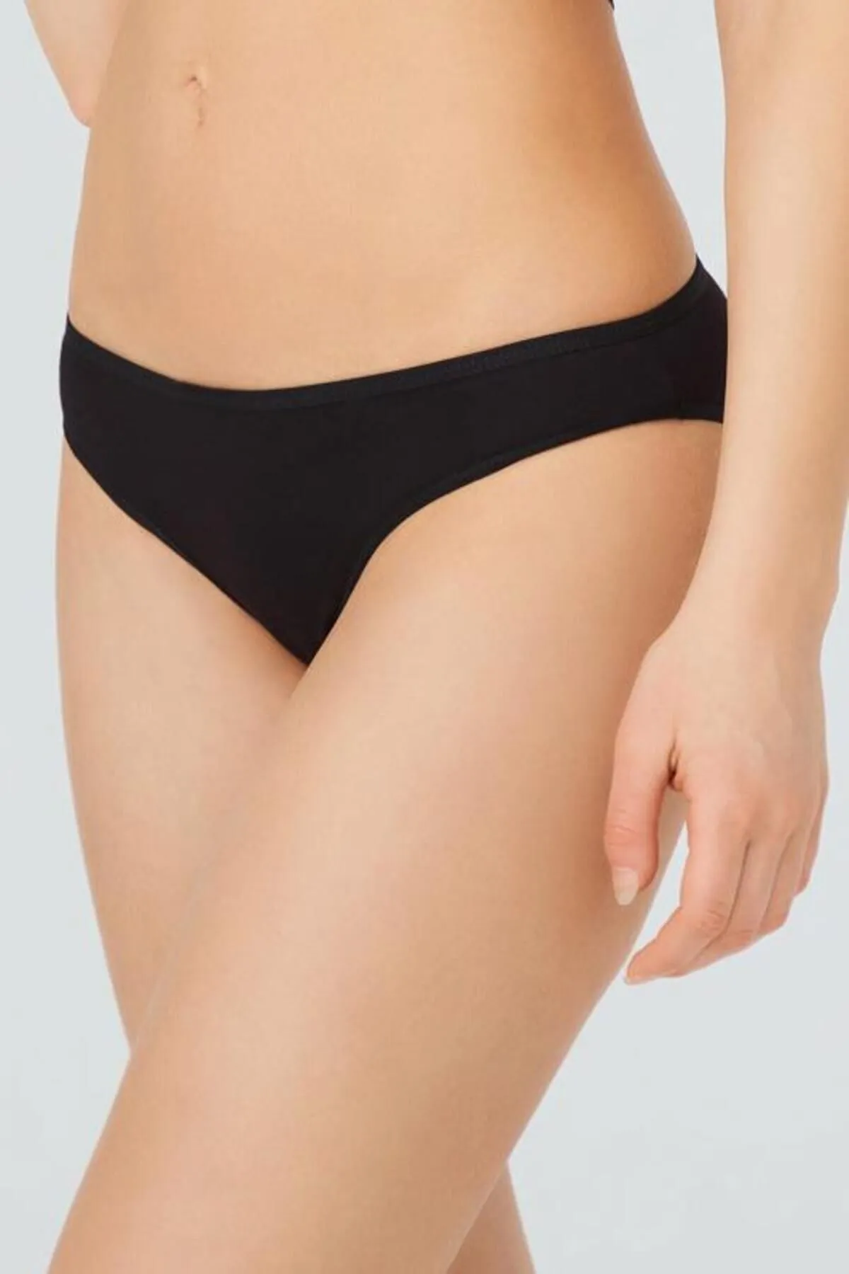 Cottonhill  Basic Cotton Damen-Bikini-Höschen im 5er-Pack