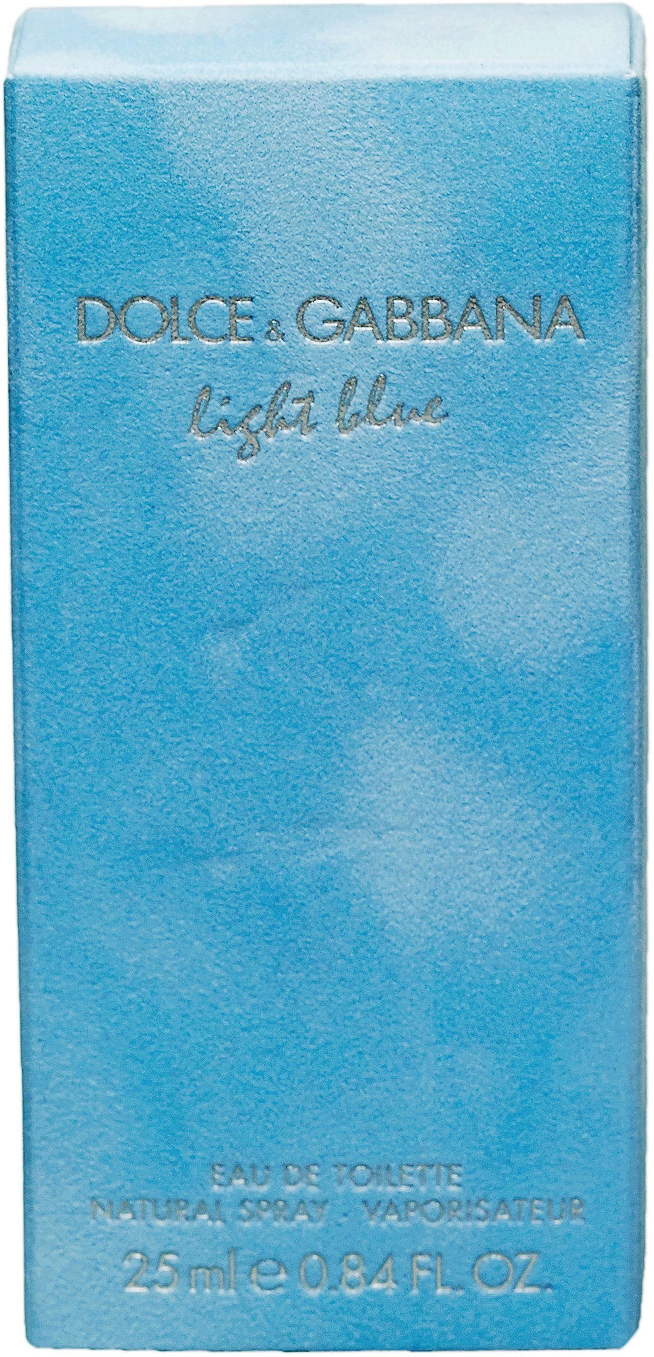 DOLCE & GABBANA Eau de Toilette Light Blue, EdT for her, mediterraner Duft, Parfum im Zerstäuber