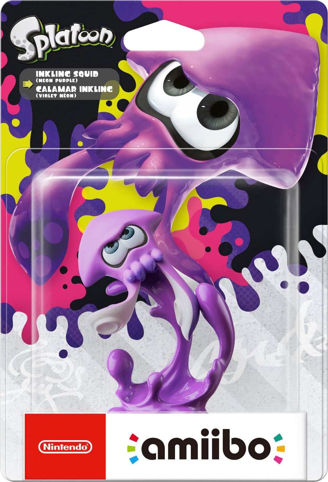 Nintendo Switch Spielfigur amiibo Splatoon Tintenfisch (Neon-Lila)