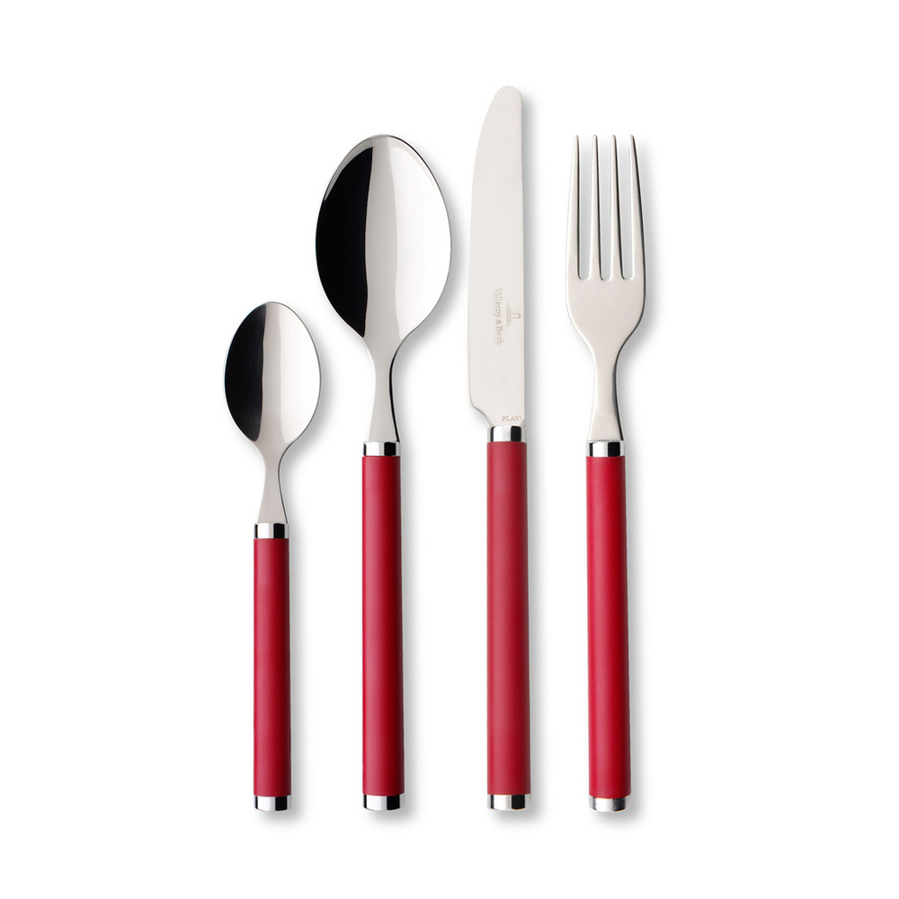 Villeroy & Boch Ménagère 24pcs. Play! red roses ensemble de couverts