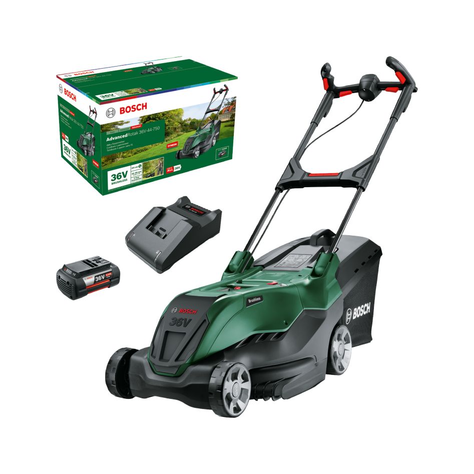 Bosch Green 06008B9G03 AdvancedRotak 36V-44-750 Akumulatorska kosilica 1x 36V 6.0 Ah i punjač AL 36V-20