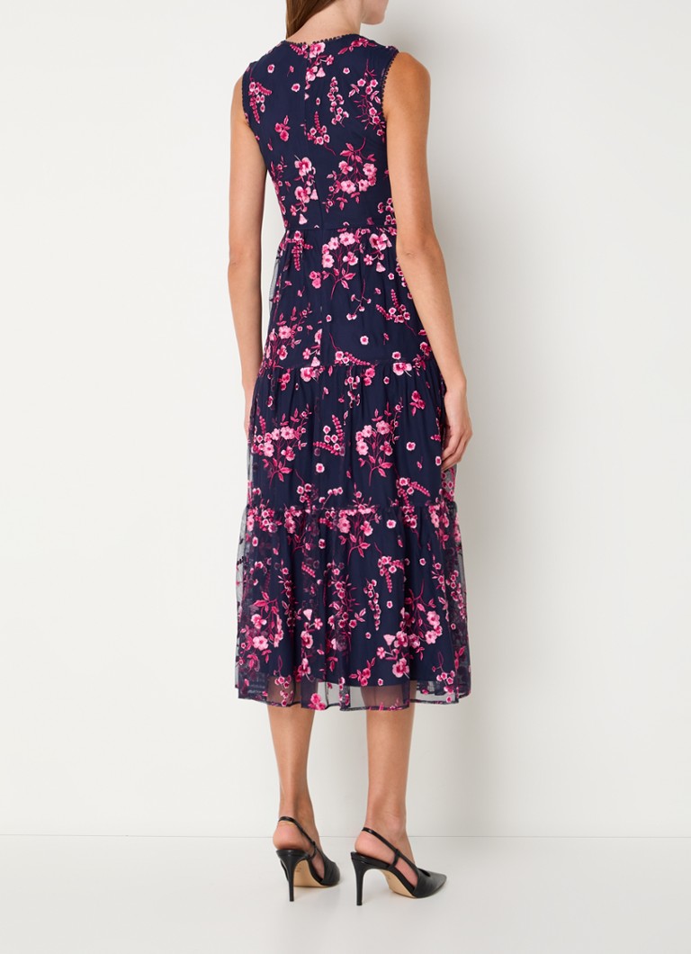 Abito midi Hobbs Bethany con ricami floreali
