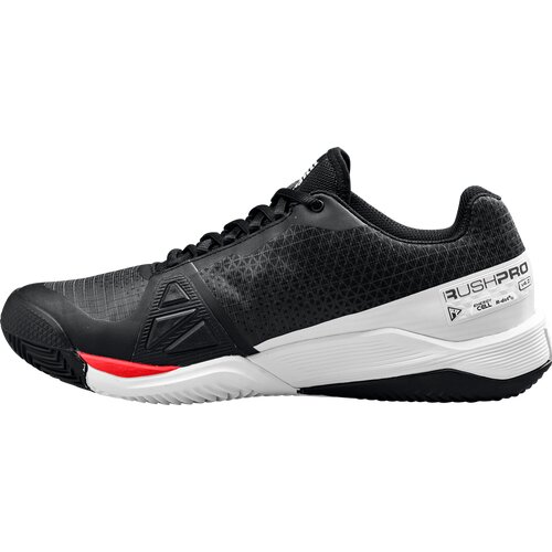 HERREN TENNISOUTDOORSCHUHE RUSH PRO 4.0 CLAY BK/WH/POPPY RED