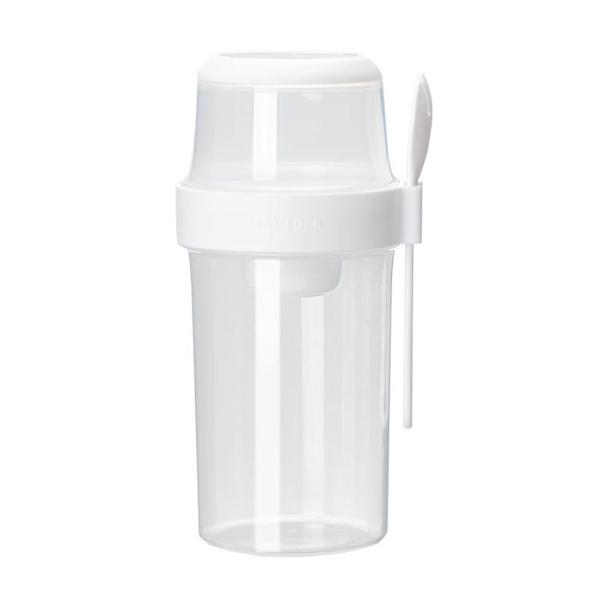 JedBesetzt Joghurtgläser Müslibecher to go,mit Dressingbehälter,310ml+760ml