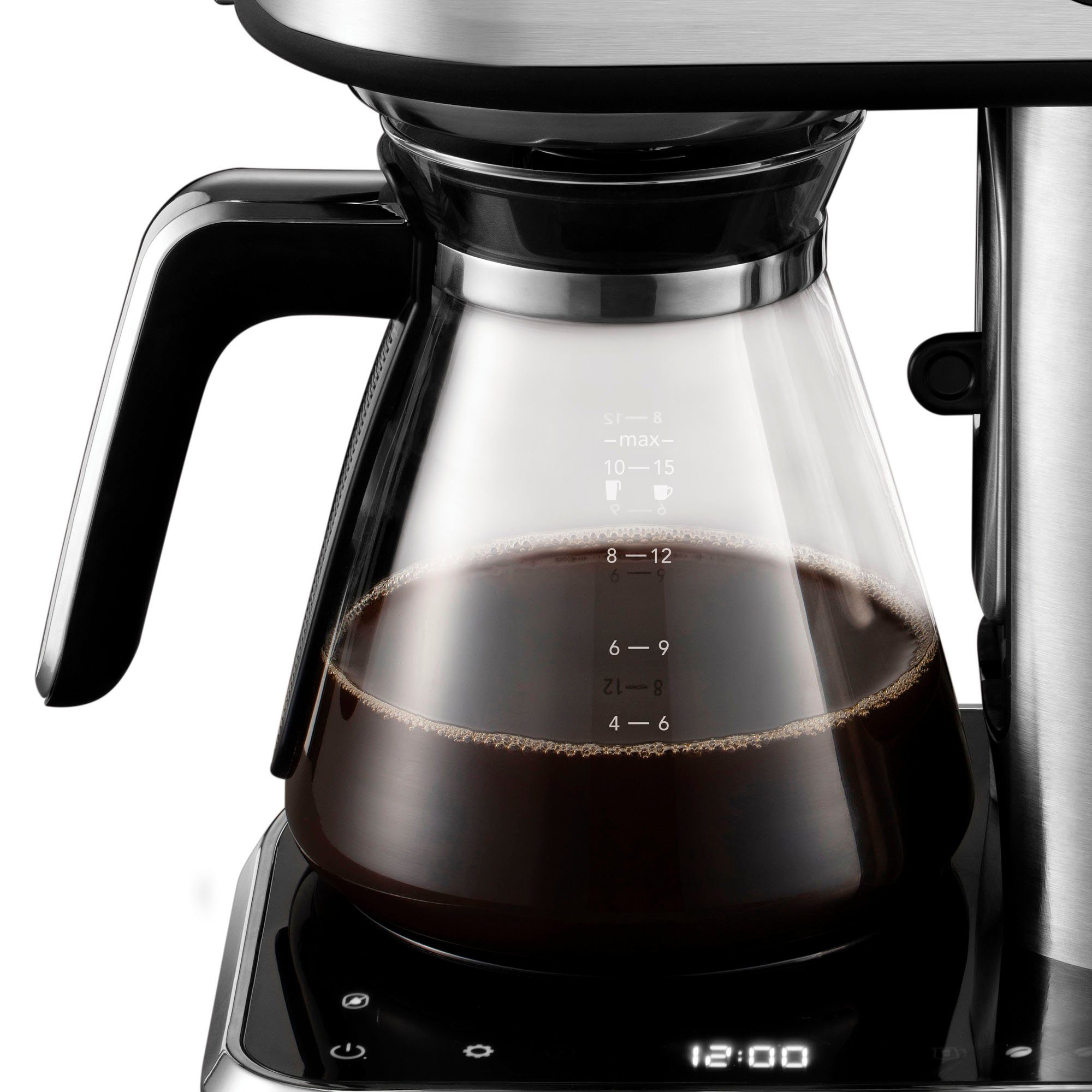 RUSSELL HOBBS Filterkaffeemaschine Attentiv 26230-56 Coffee Bar, 1,25l Kaffeekanne, Papierfilter 1x4