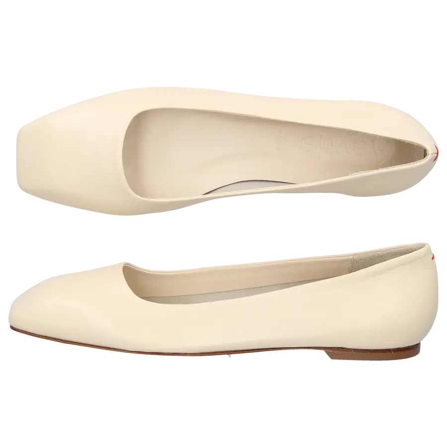 Aeyde - Ballerinas IDA Kalbsleder - beige
