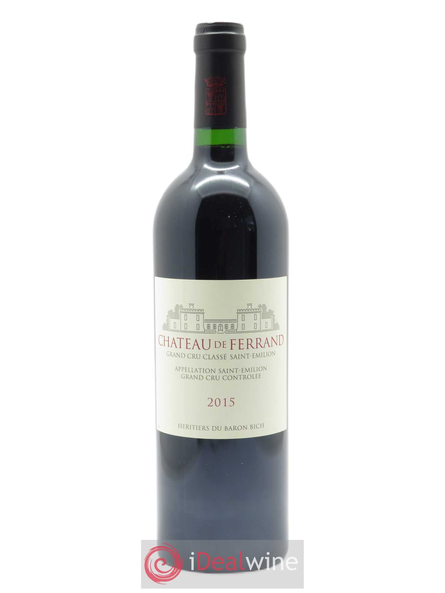 Château de Ferrand Grand Cru Classé (CBO à partir de 6 bts) 2015 - Lot de 1 Bouteille