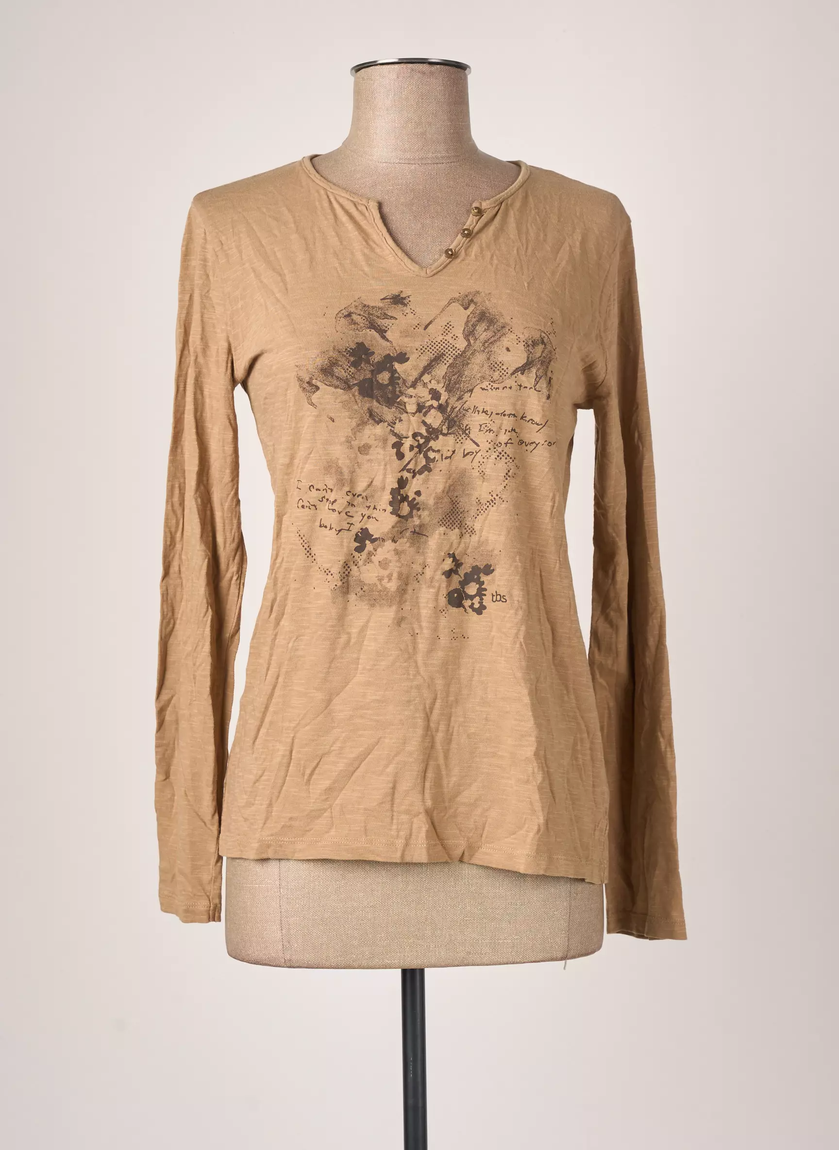 Tbs Tshirts Femme couleur marron