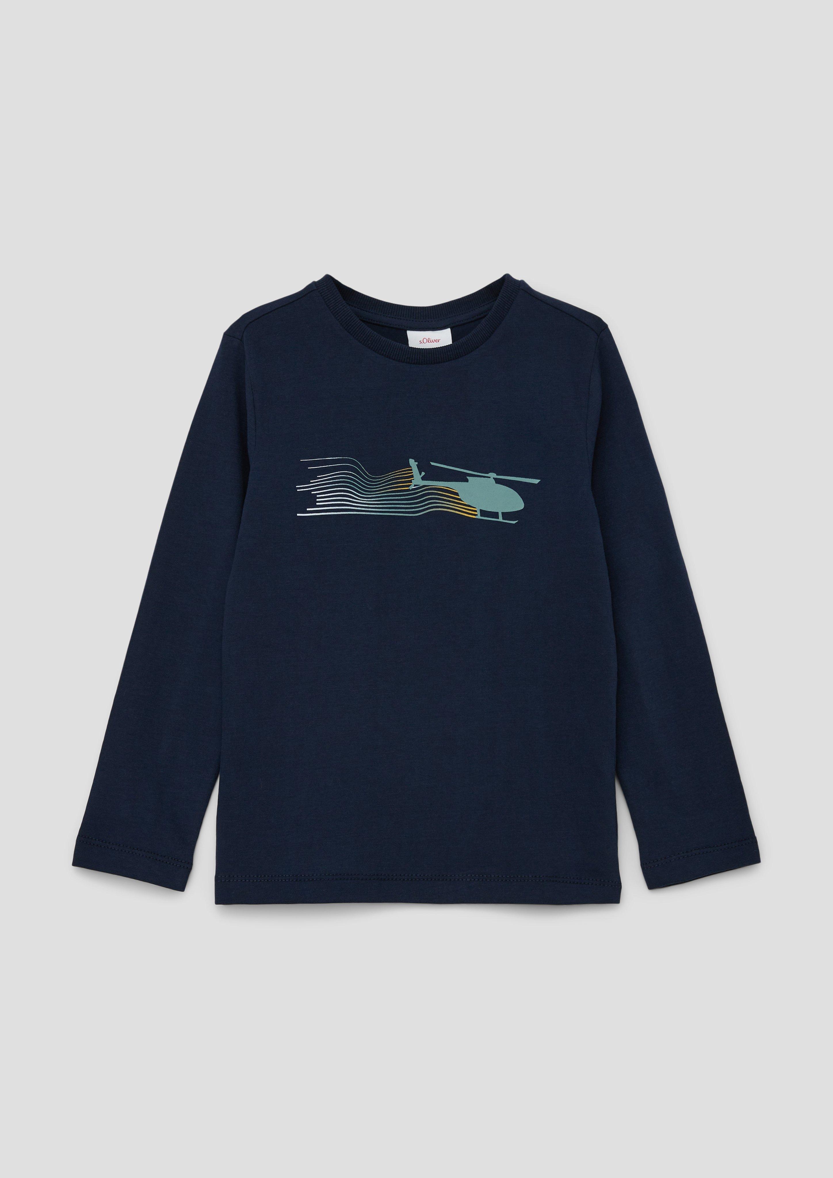 Longsleeve mit Frontprint  2134224-5952