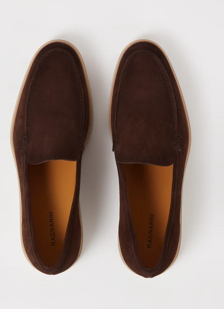 Mocasini Magnanni Lourenço din piele intoarsa