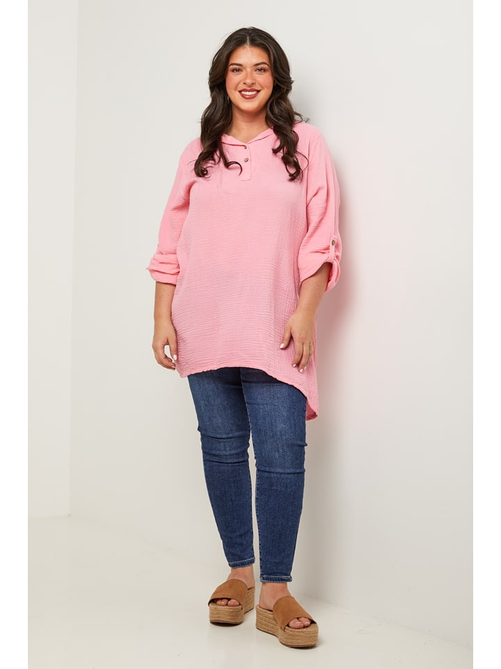Curvy Lady Tunika in Rosa günstig kaufen