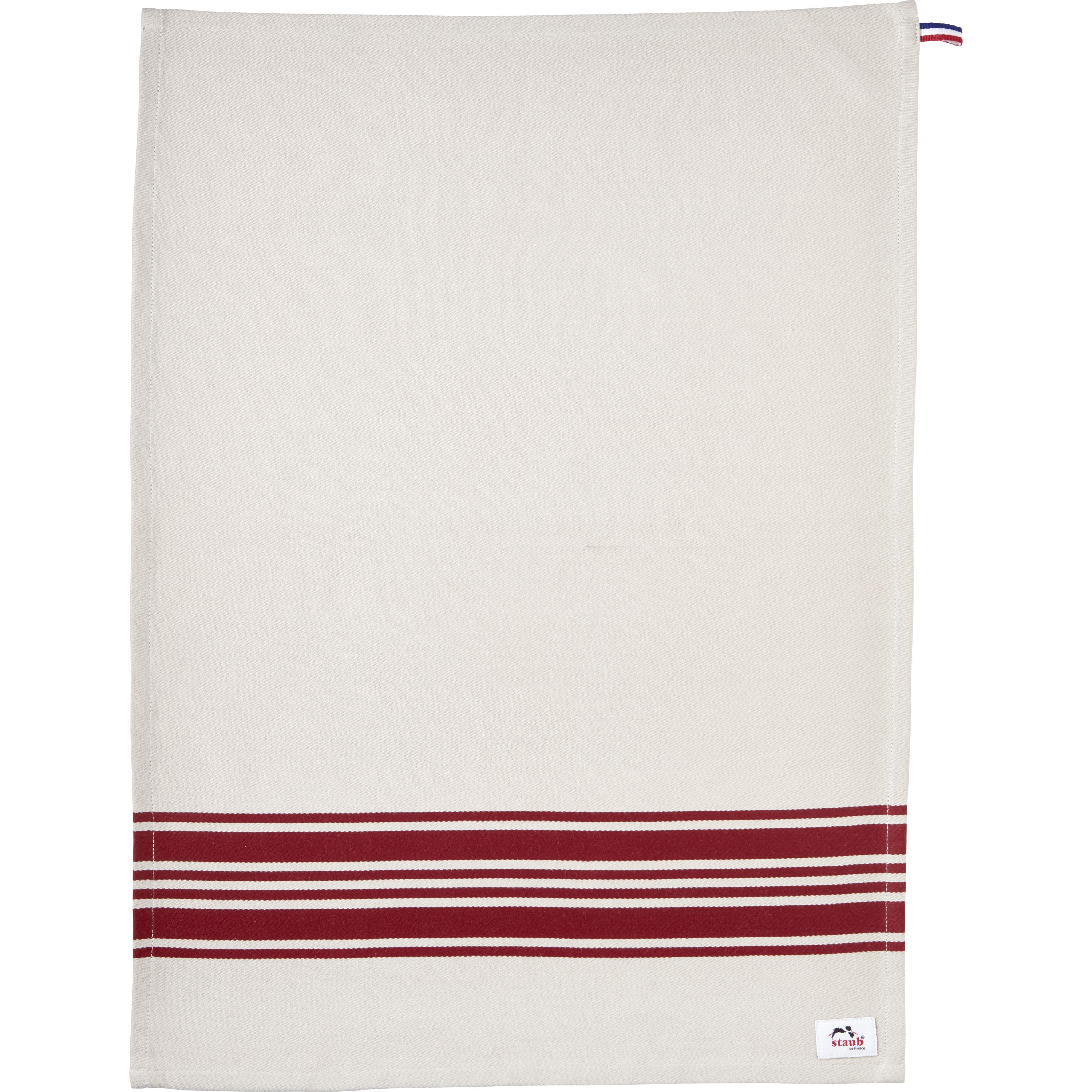 Geschirrtücher 70 cm x 50 cm, Kirsch-Rot