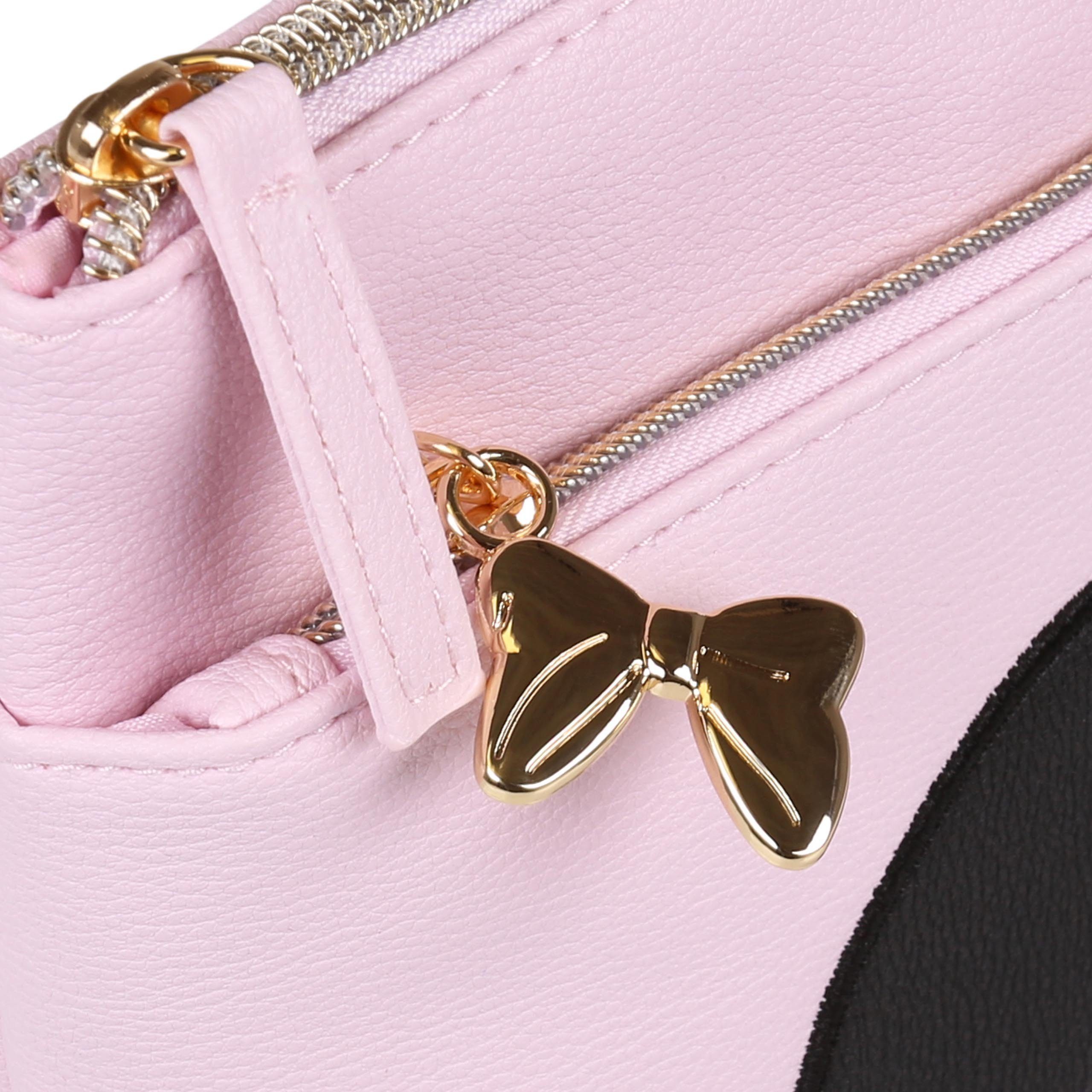 Sarcia.eu Kulturbeutel Minnie Mouse  Rosa Kosmetiktasche mit Reißverschluss 33x19x5 cm