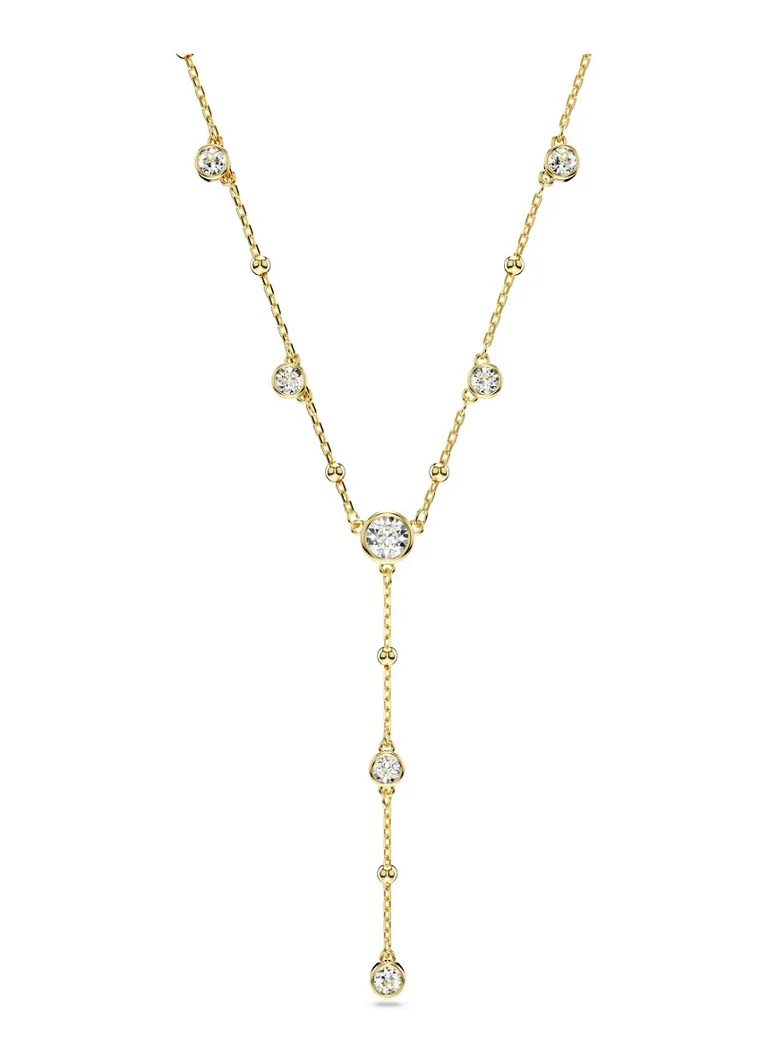 Κολιέ με επιχρυσωμένο κεχριμπάρι Swarovski