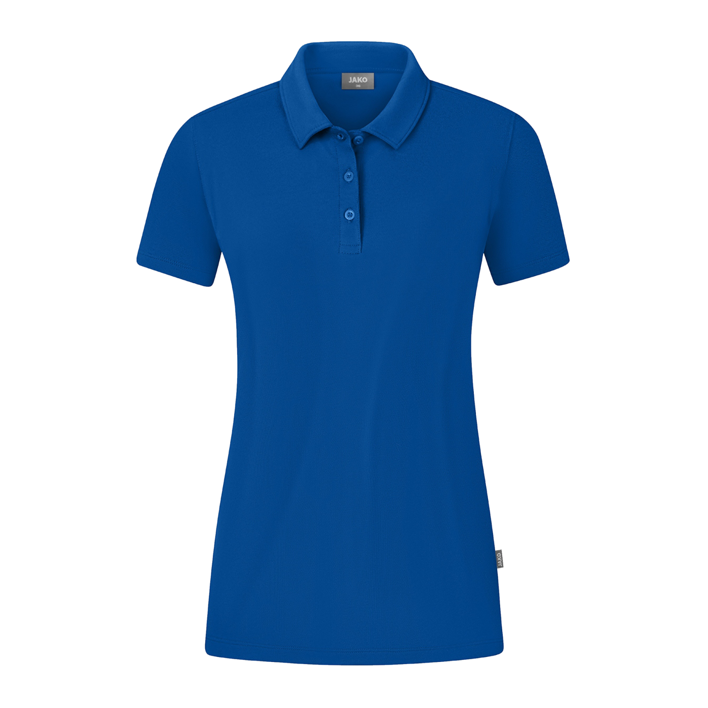 JAKO Organic Stretch Polo Shirt Damen Blau F400