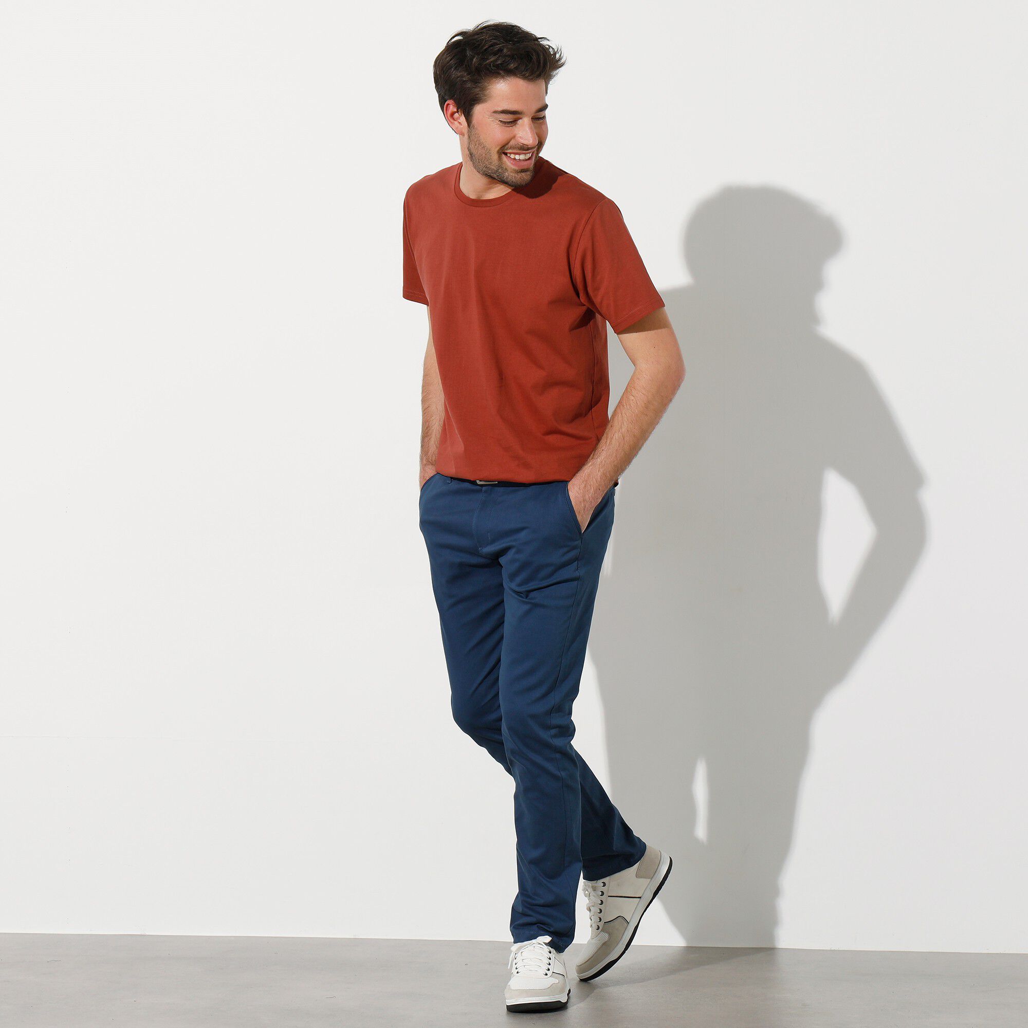 T-shirt col rond manches courtes