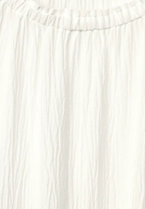 CECIL Unifarbene Struktur Bluse