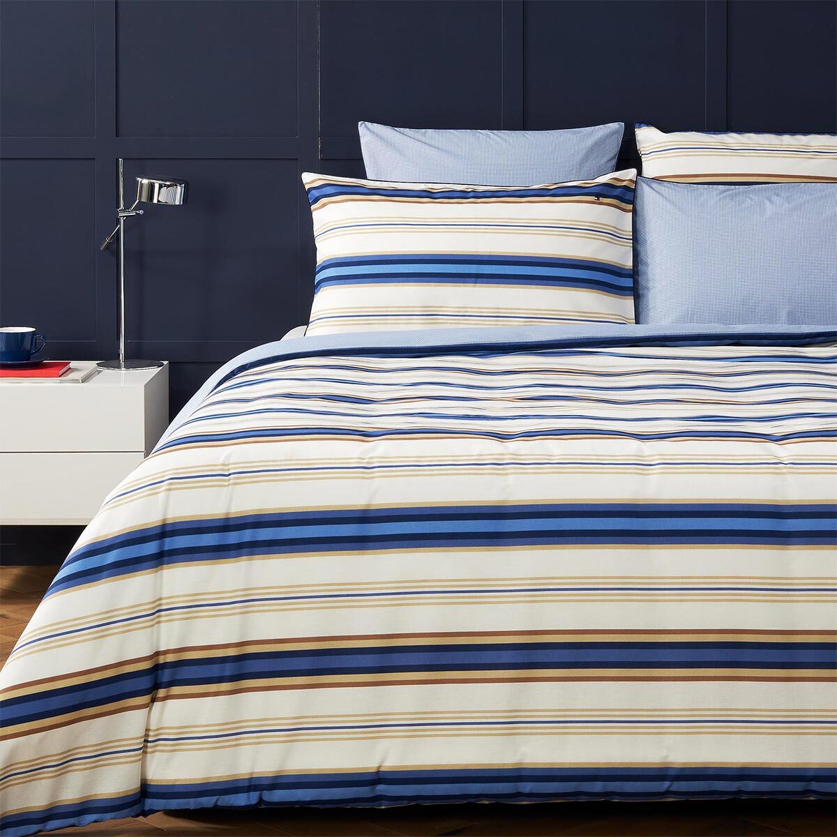 Tommy Hilfiger Mako Satin Bettwäsche Landscape ocean
