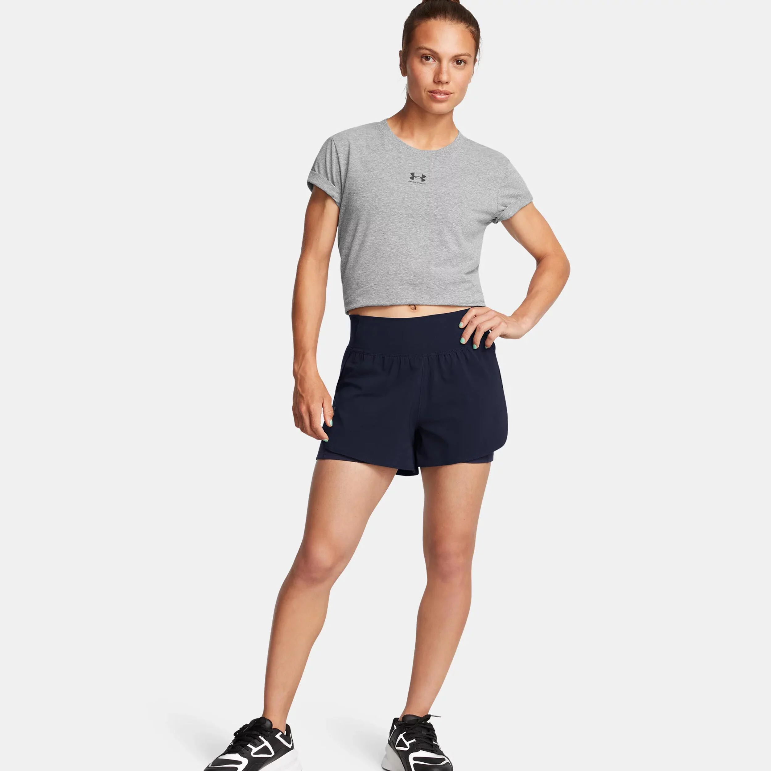 Flex Woven 2-in-1 Shorts Damen - Blau