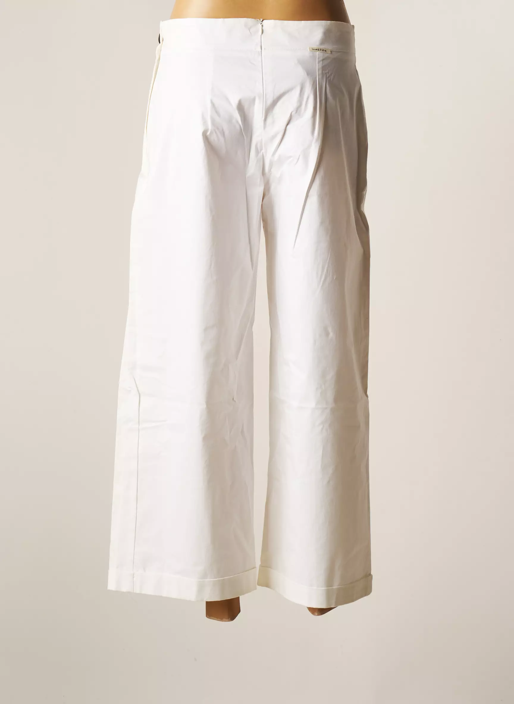 Humility Pantalon7 8 Femme couleur blanc