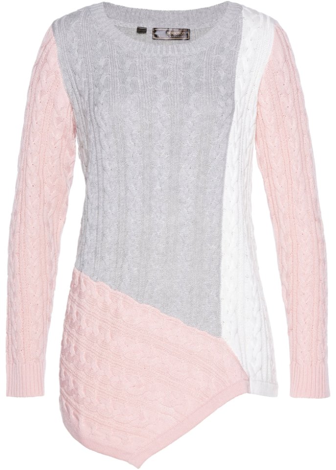 Pullover mit Zopfmuster
