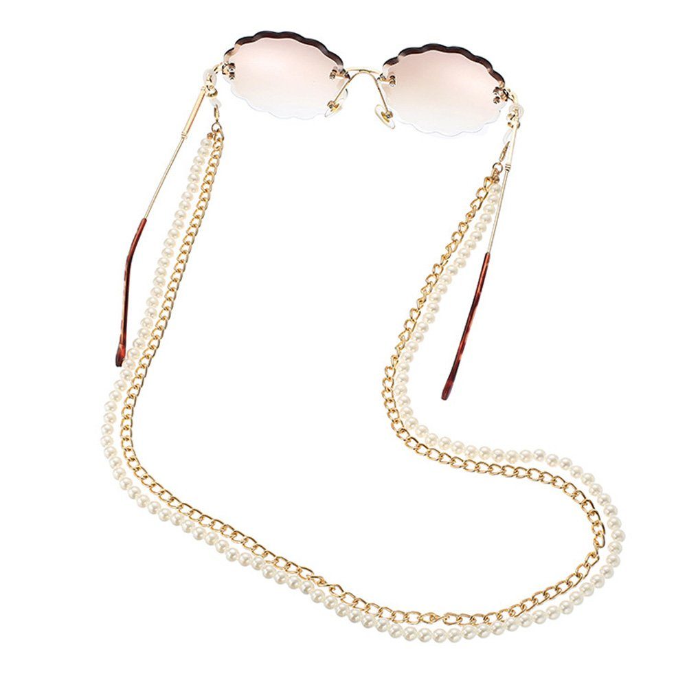 Tian Dee Brillenkette Mode Frauen Glaskette Perlen Gesichtsmaskenkette Perle Brillenkette
