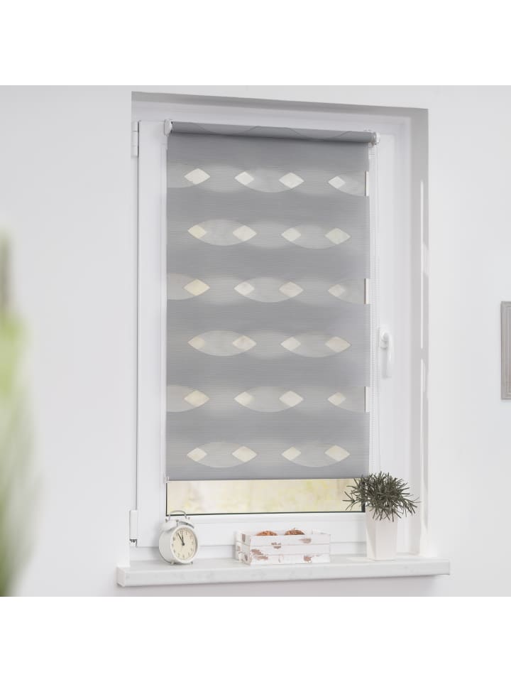 Lichtblick Doppelrollo in Grau günstig kaufen