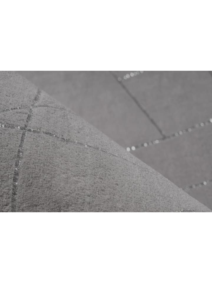 Kayoom Teppich Cathee in Taupe / Silber günstig kaufen