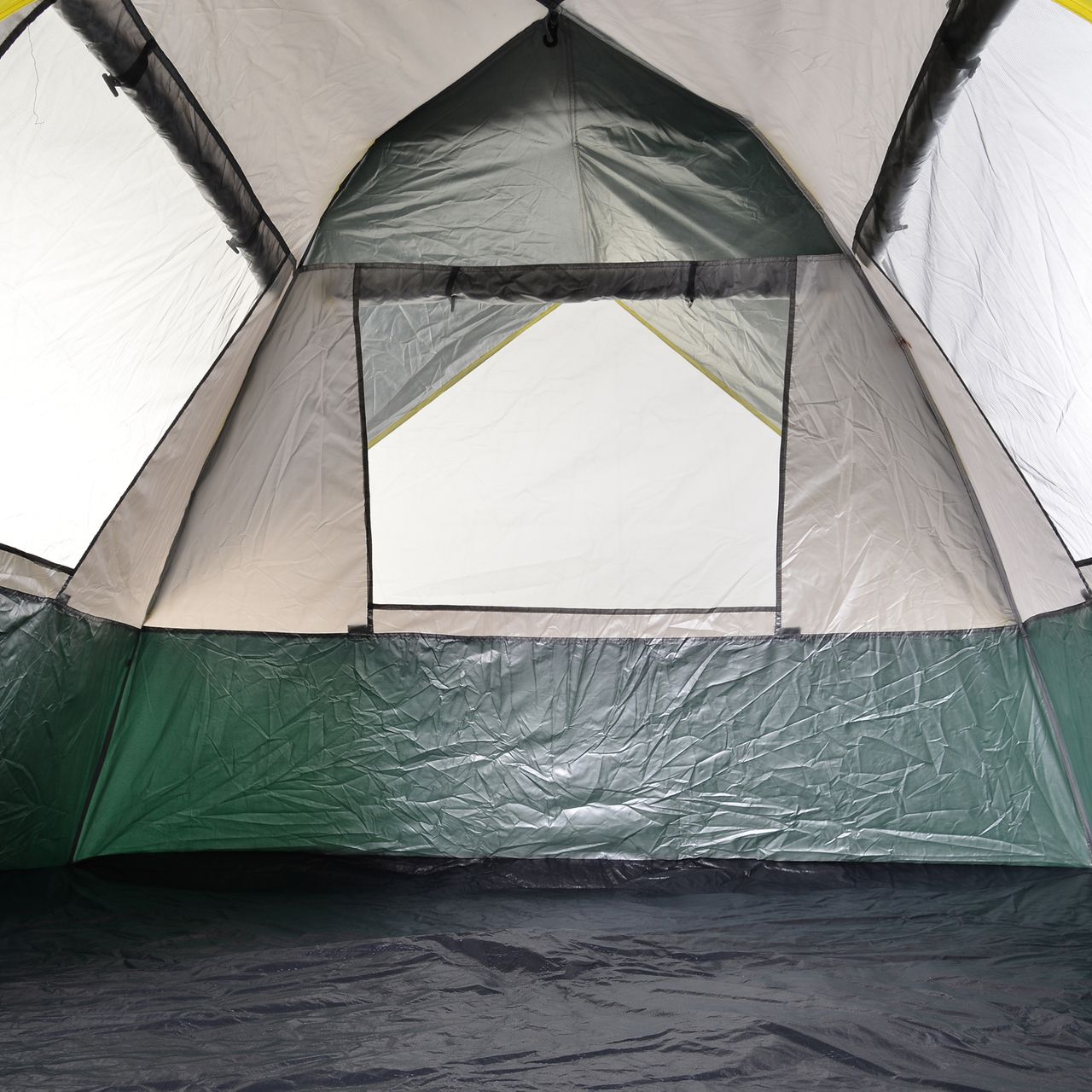 Outsunny Zelt für 3 Personen Campingzelt mit Heringen Kuppelzelt Polyester
