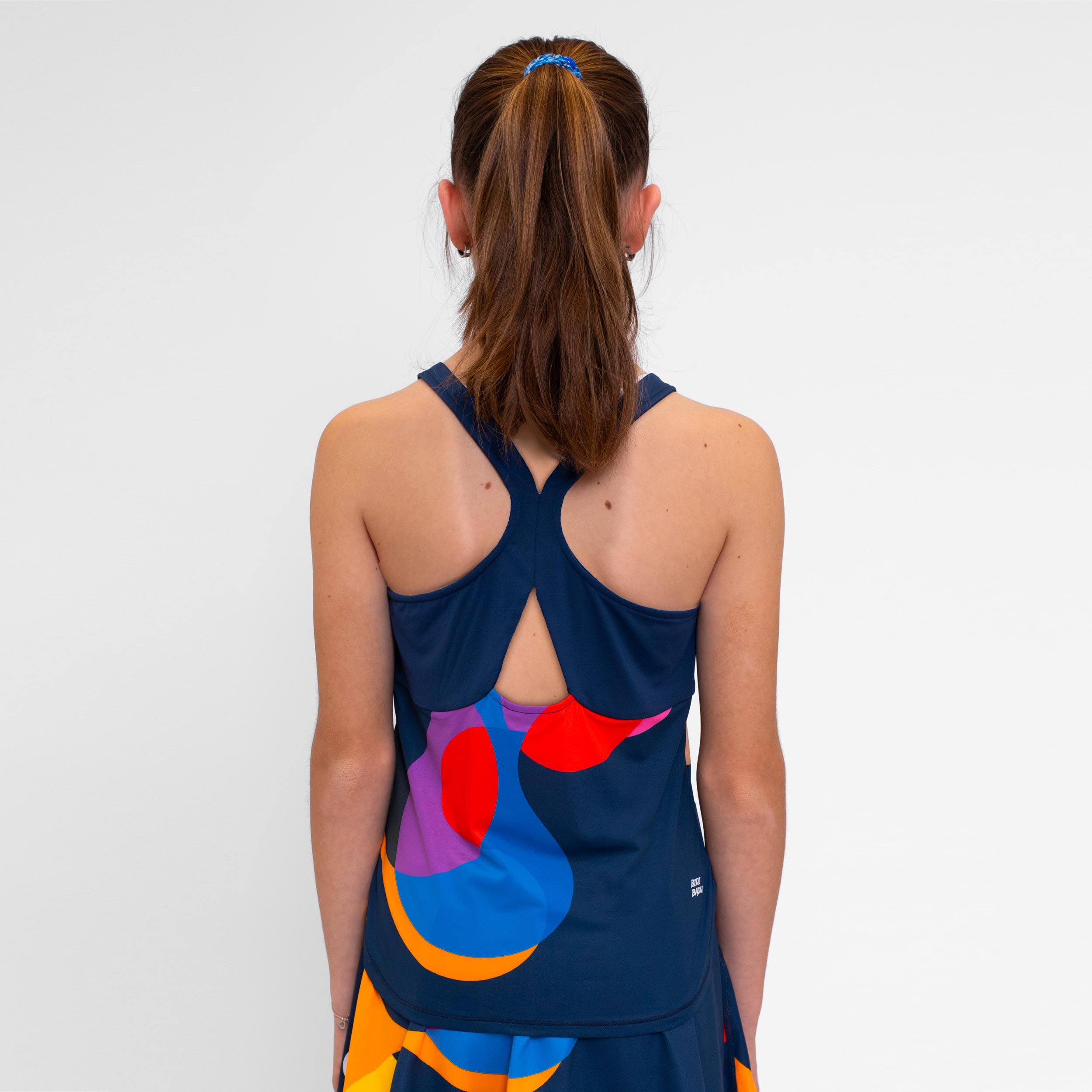 Twiggy Tank-Top Mädchen - Dunkelblau, Mehrfarbig