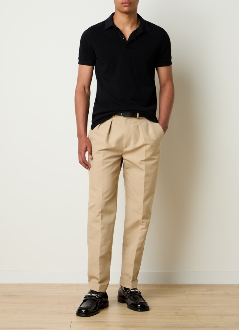 Tom Ford - Satorial - Pantaloni slim fit cu detalii plisate