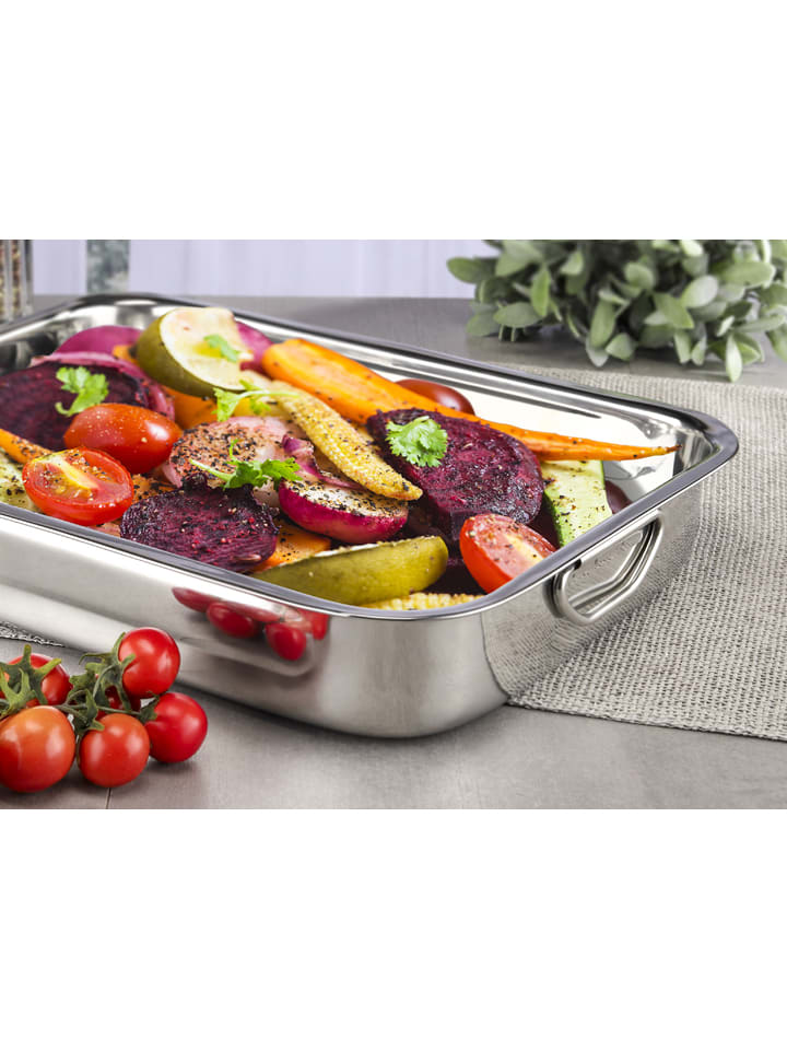 Chefware Edelstahl-Auflaufform - (L)37 x (B)28 cm günstig kaufen onesize