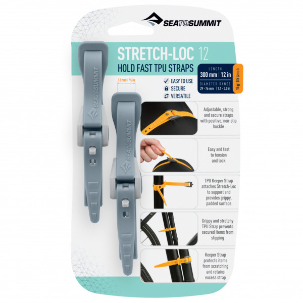 Sea to Summit - Stretch-Loc 12 2-Pack - Spanngurt