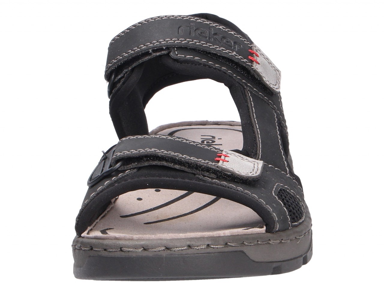 RIEKER Komfort Sandalen schwarz