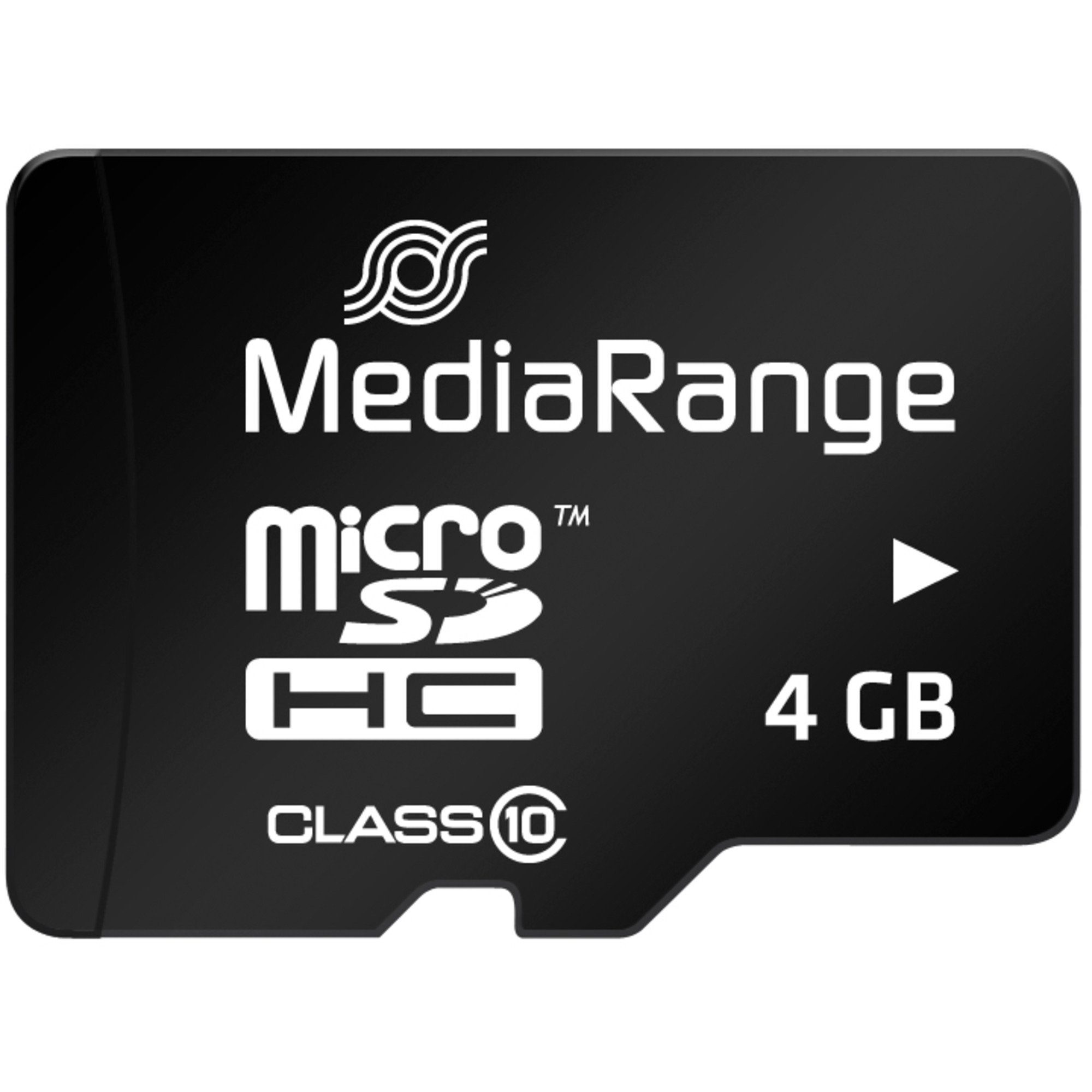 Mediarange MediaRange 4 GB microSDHC, Speicherkarte, (Class Speicherkarte (4 GB GB)