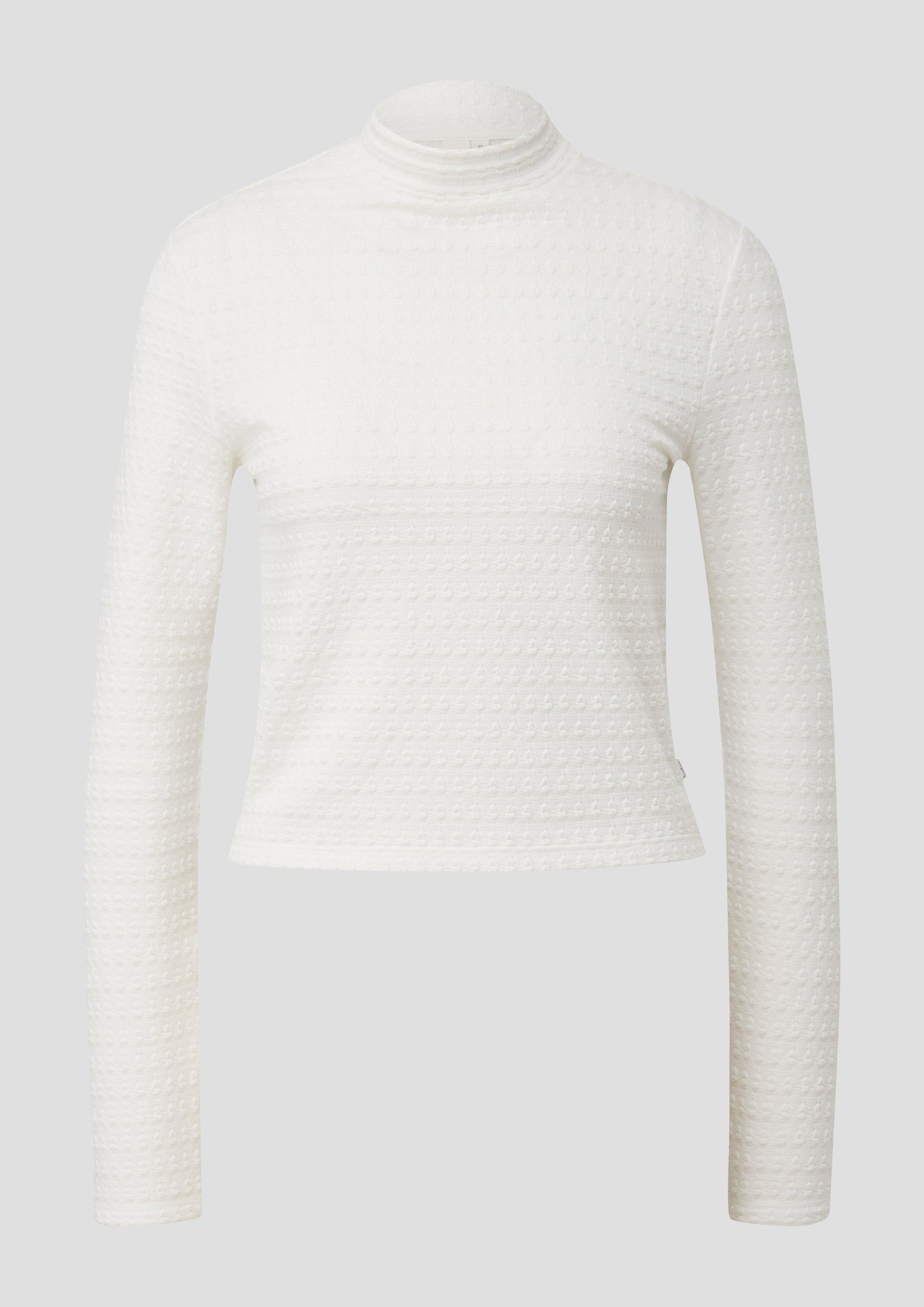 Langarmshirt aus Jacquard  2141062-0200