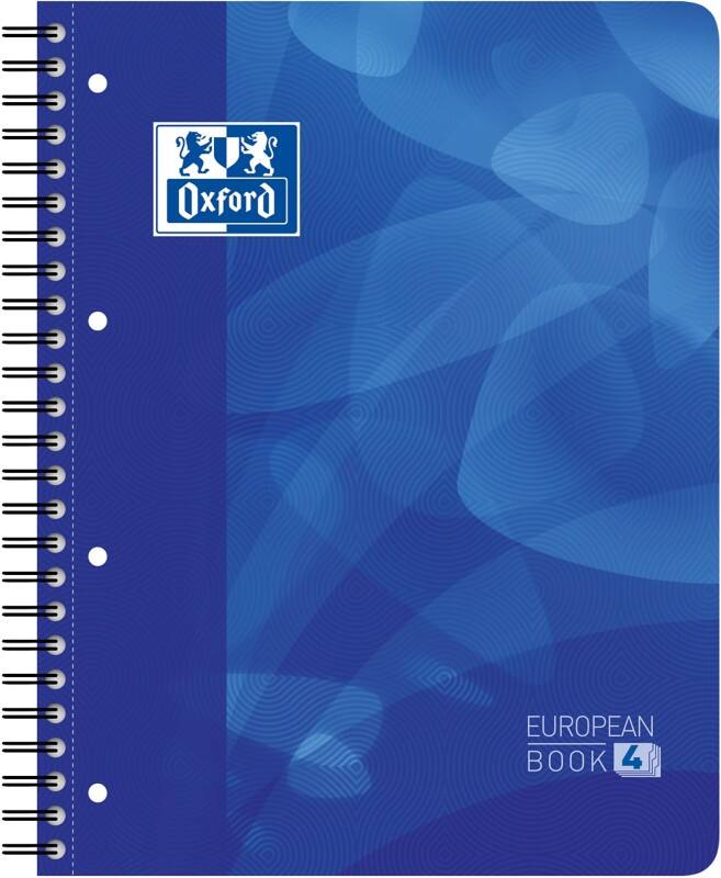 OXFORD School Projektbuch DIN A4  Liniert Rückendrahtheftung PP (Polypropylen) Gelocht 240 Seiten 120 Blatt