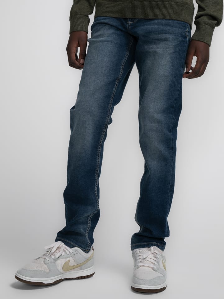 Petrol Industries Starling Straight Fit Denim Siku in Blau günstig kaufen