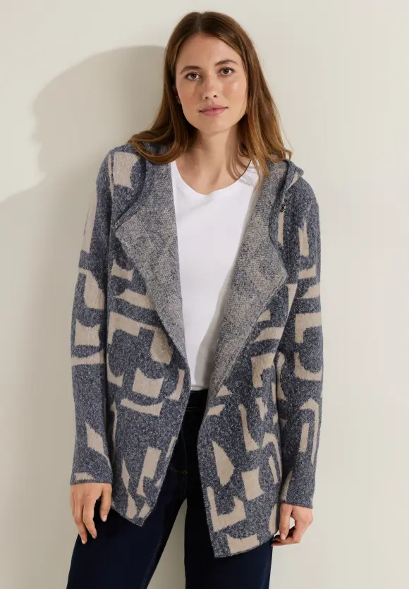 CECIL Jacquard Cardigan
