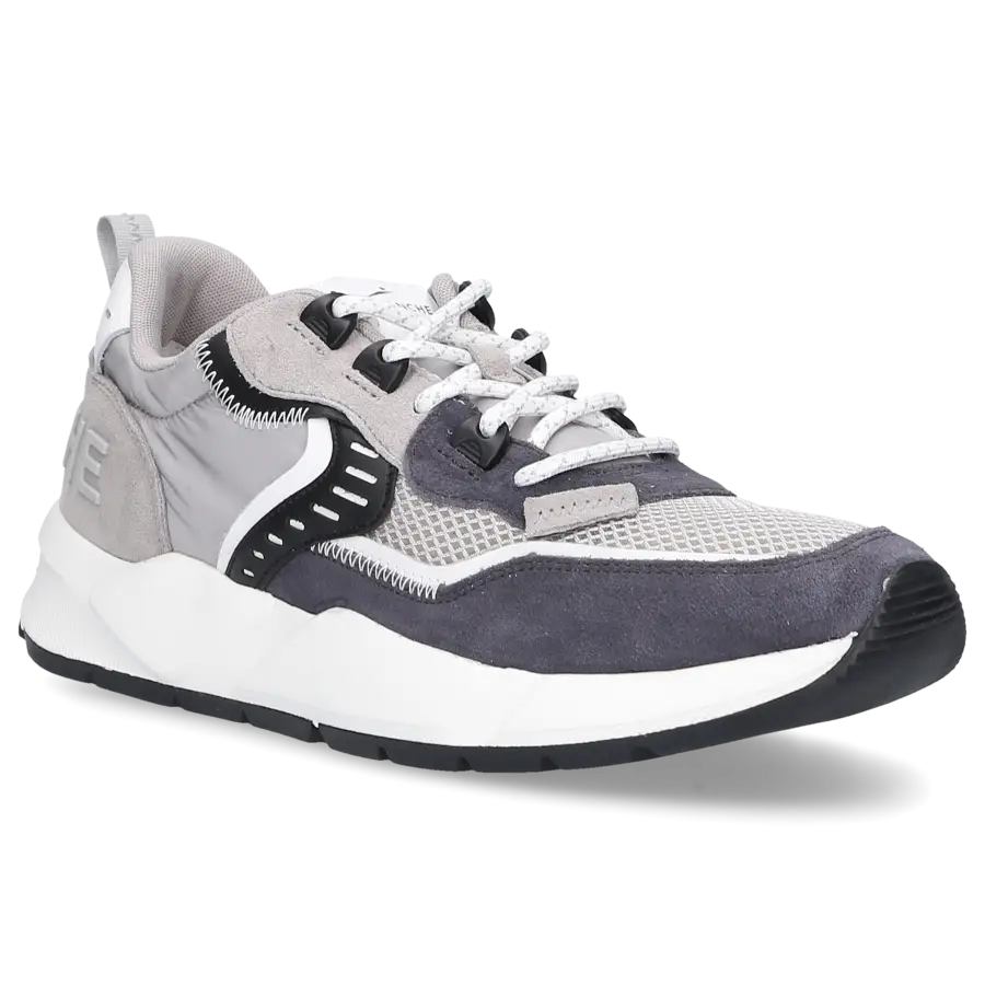 VOILE BLANCHE - Sneaker low CLUB 01 Kalbsleder - grau