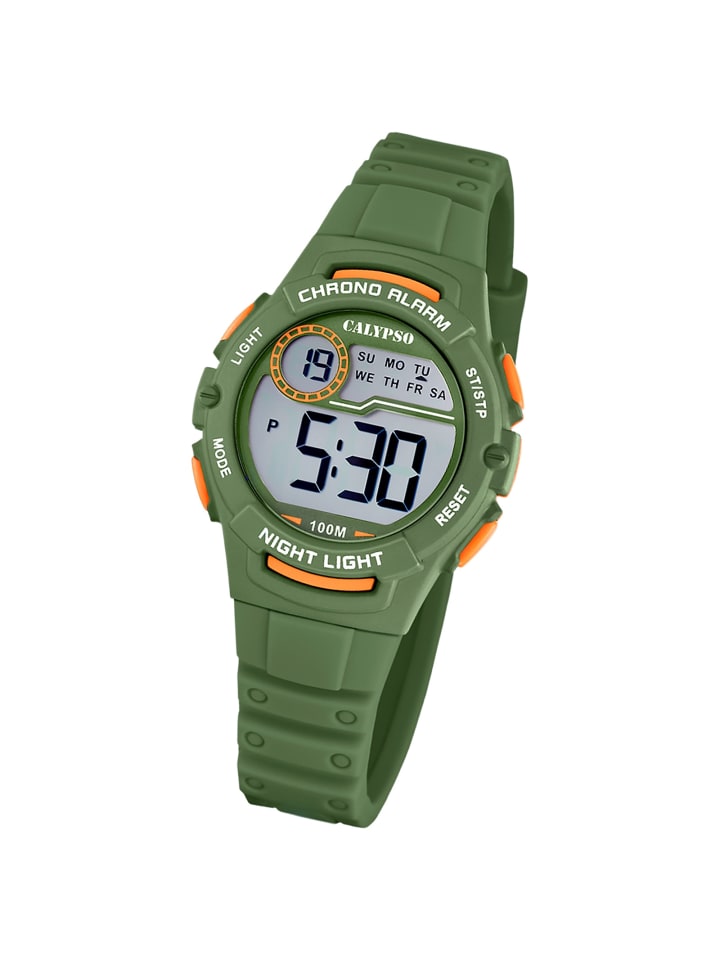 Calypso Digital-Armbanduhr Calypso Junior grün günstig kaufen onesize