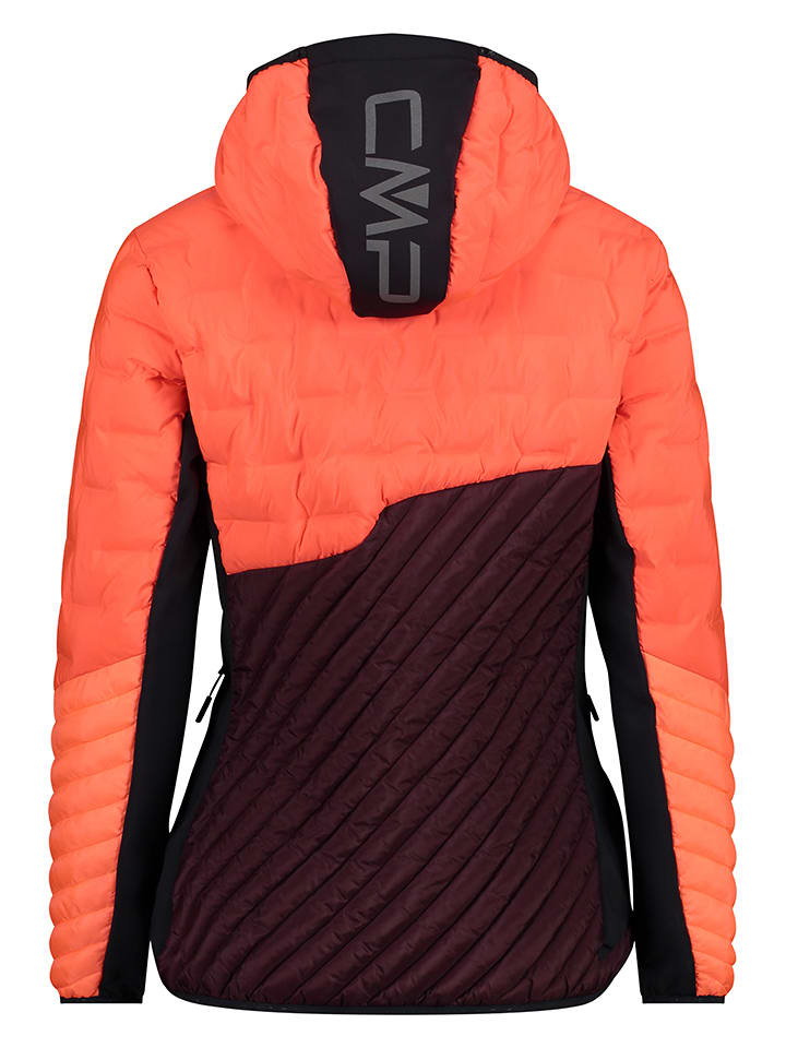 CMP Hybridjacke in Orange/ Bordeaux günstig kaufen