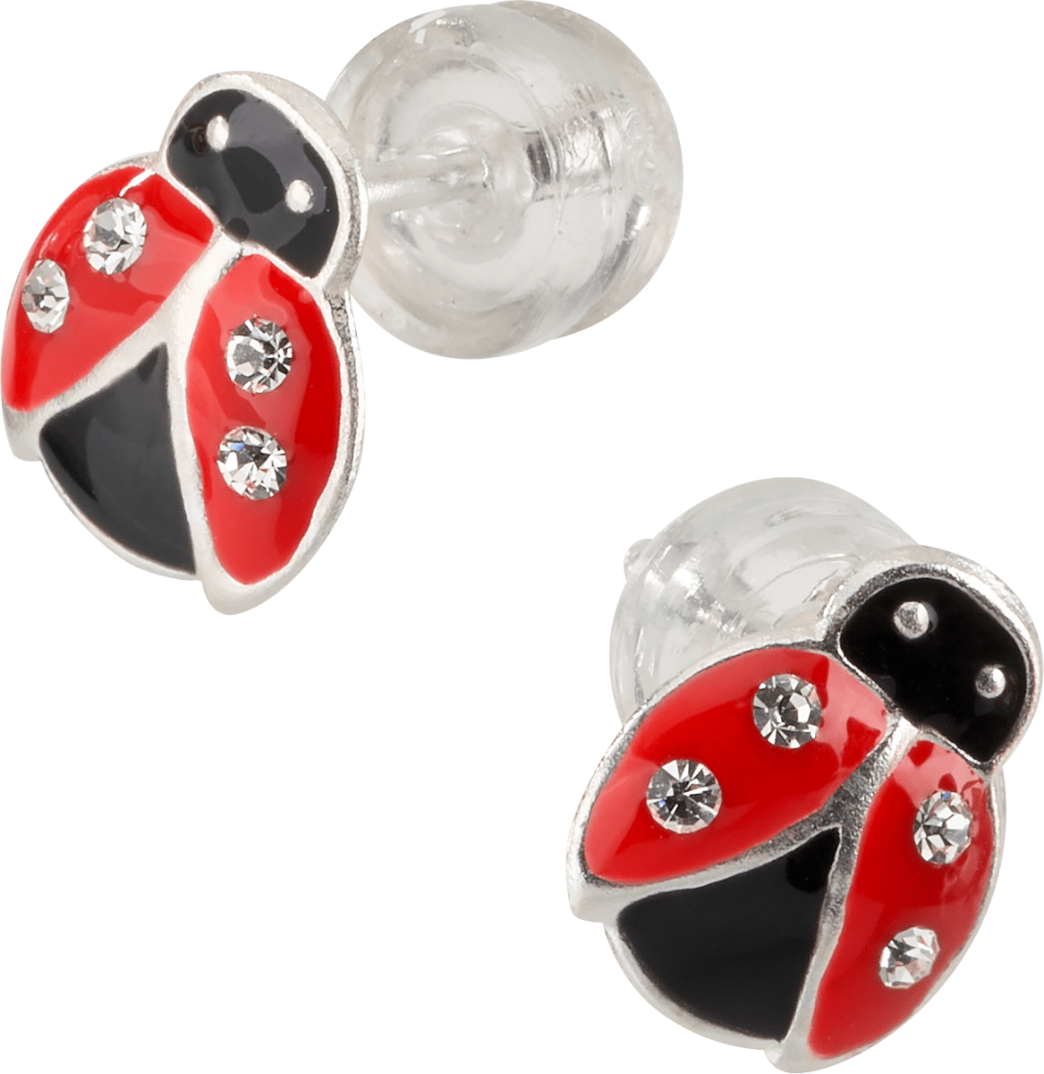 Ohrstecker 925 Silber Marienkäfer, 2 St