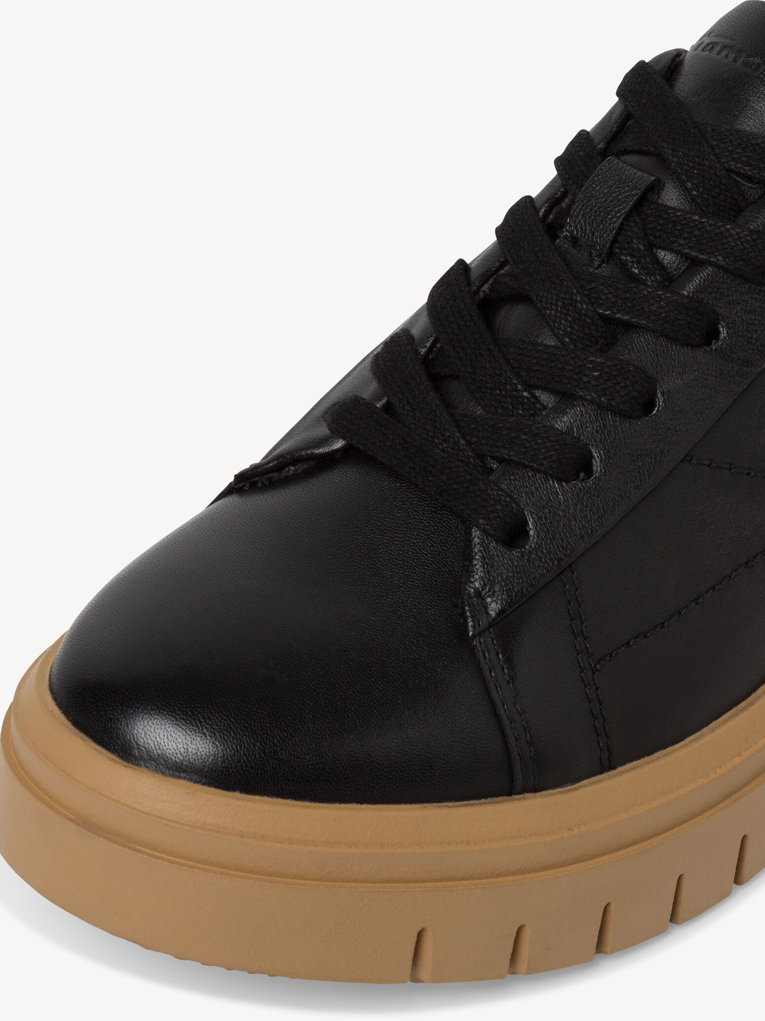 Basket en cuir - noir