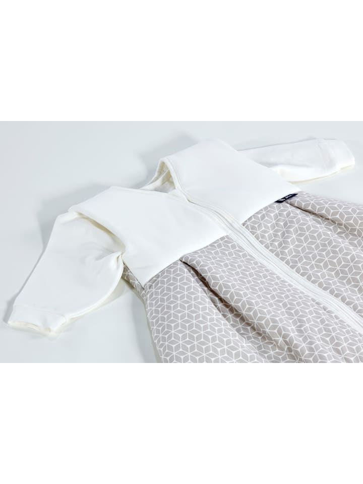 Alvi Babyschlafsack   Innensack Kombi Ganzjahresschlafsack in Raute Taupe Dunkel günstig kaufen 110