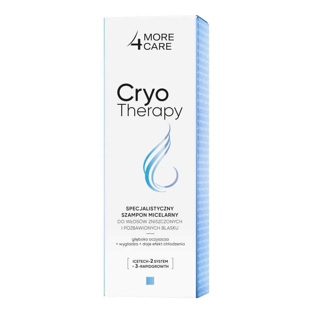 More4Care Cryotherapy Specialist мицеларни шампон за оштећену и тупу косу